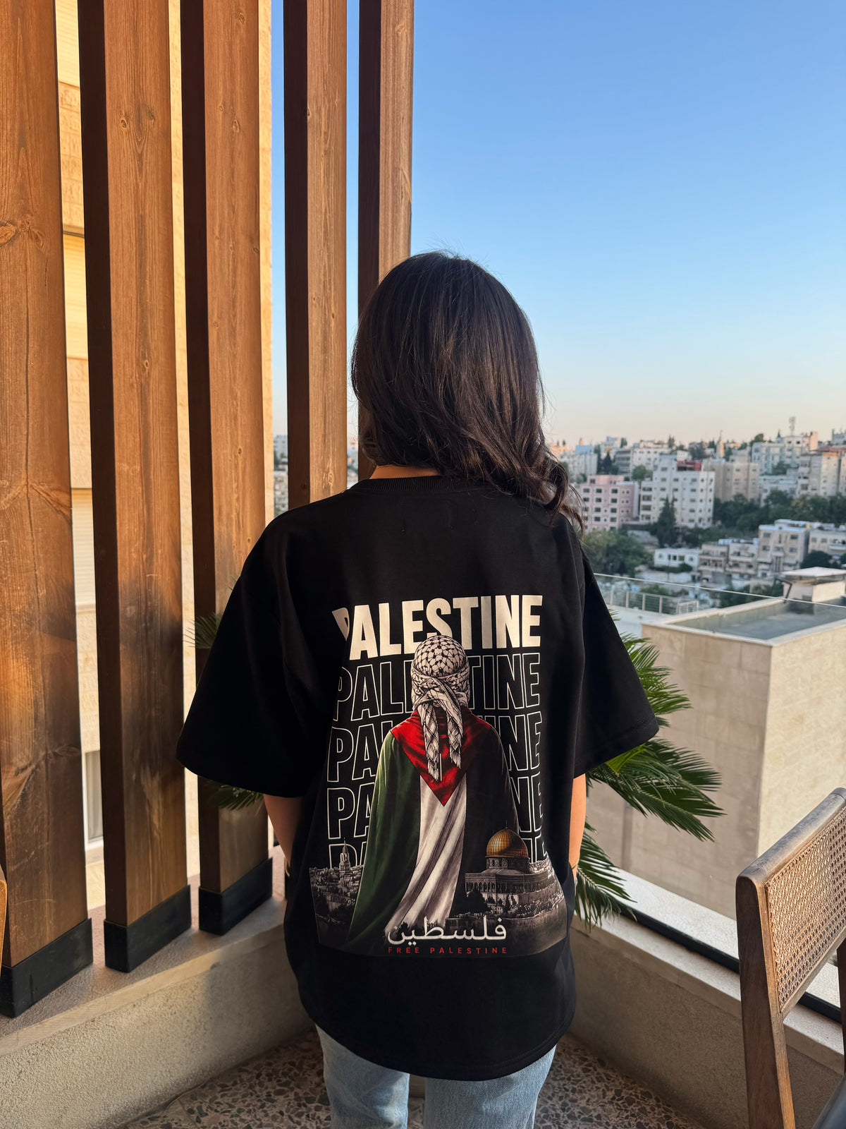 Palestine T-shirt - Back