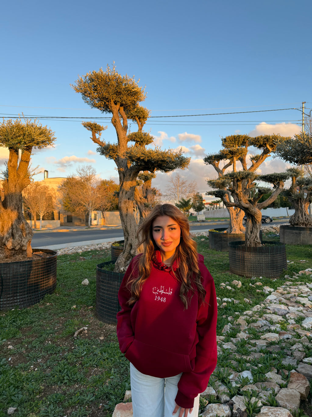 Al Aqsa Hoodie - Red Front