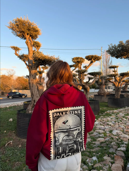 Al Aqsa Hoodie - Red Back